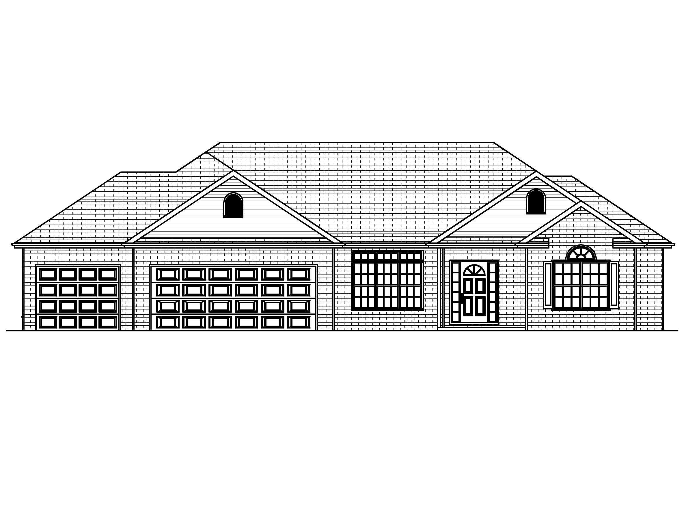 Home Plan Front Elevation of this 2-Bedroom,1948 Sq Ft Plan -148-1004