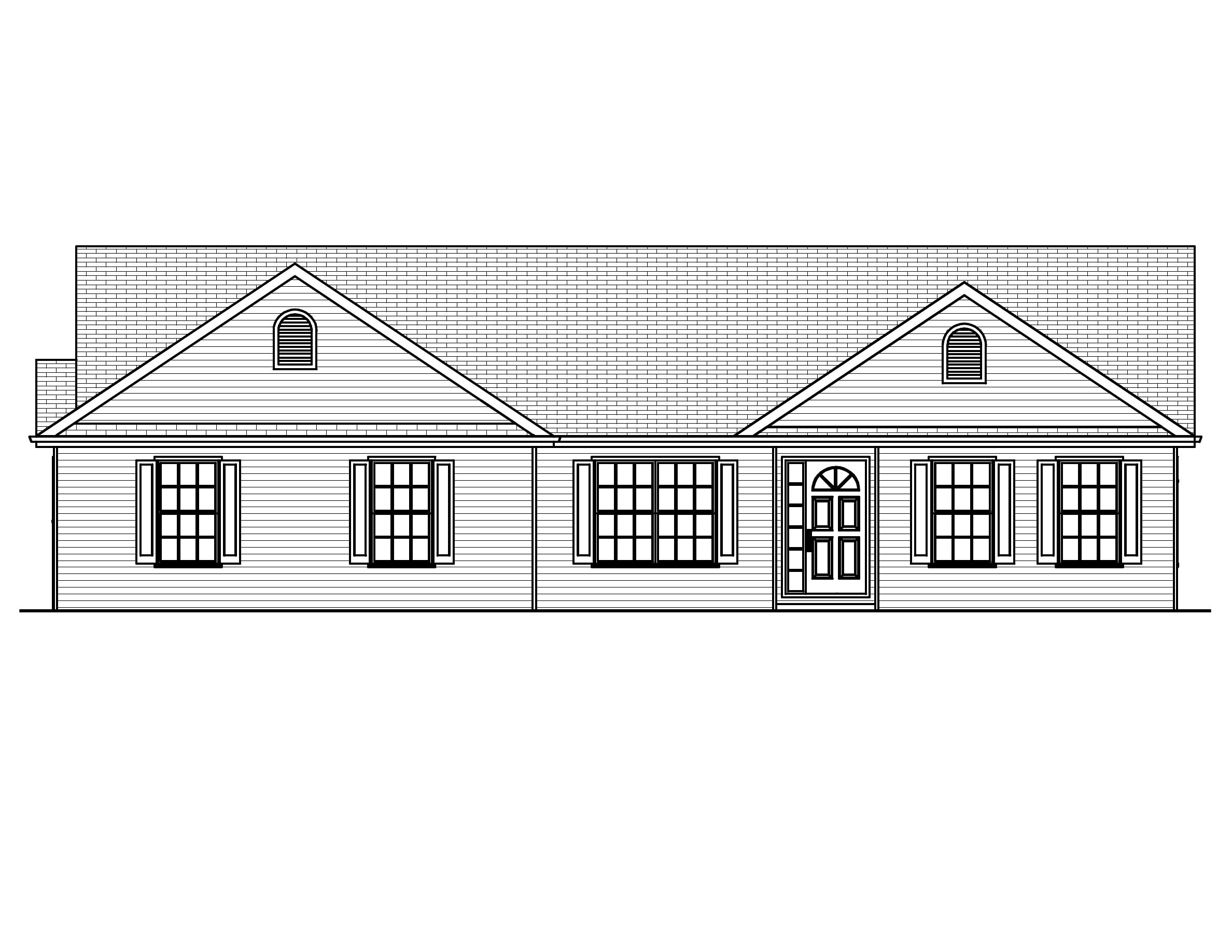 Home Plan Front Elevation of this 3-Bedroom,1980 Sq Ft Plan -148-1007