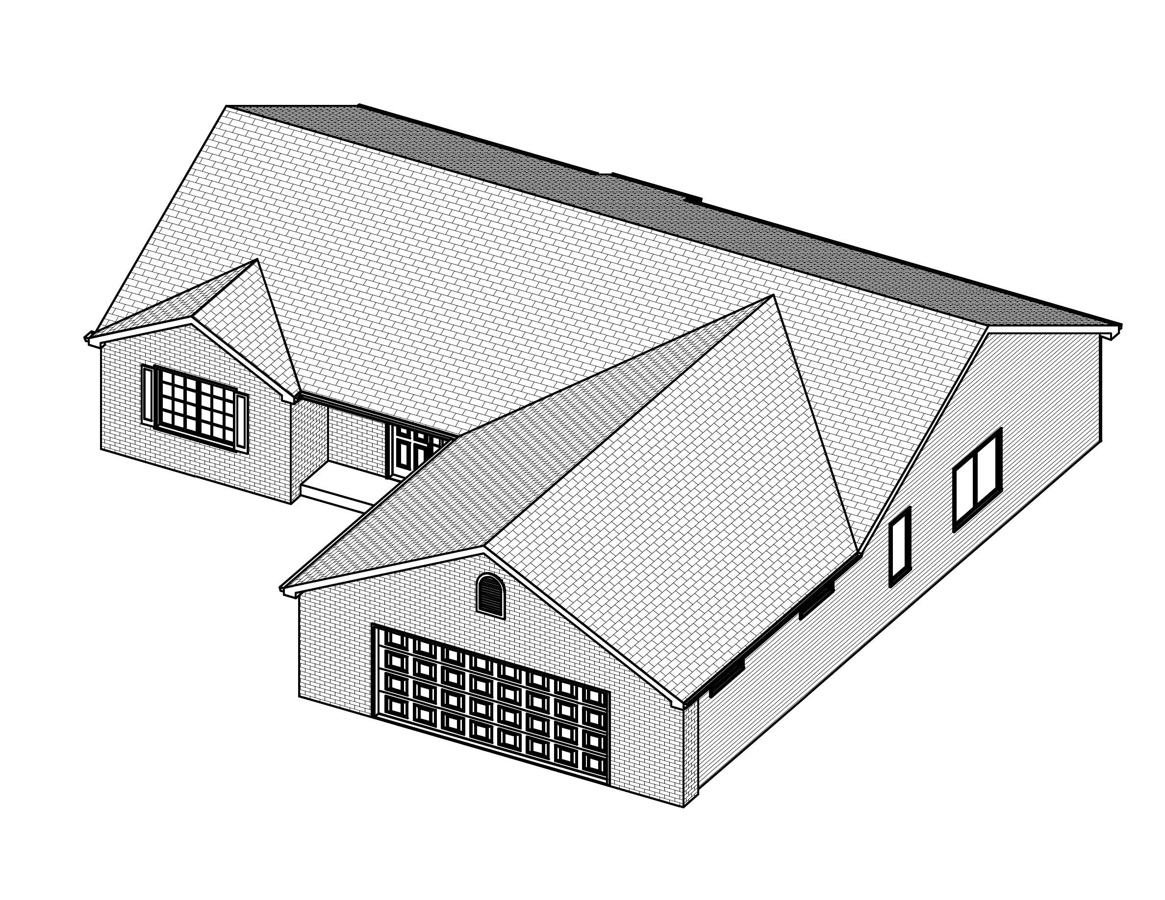 3D Floor Plan of this 3-Bedroom, 1824 Sq Ft Plan - 148-1008