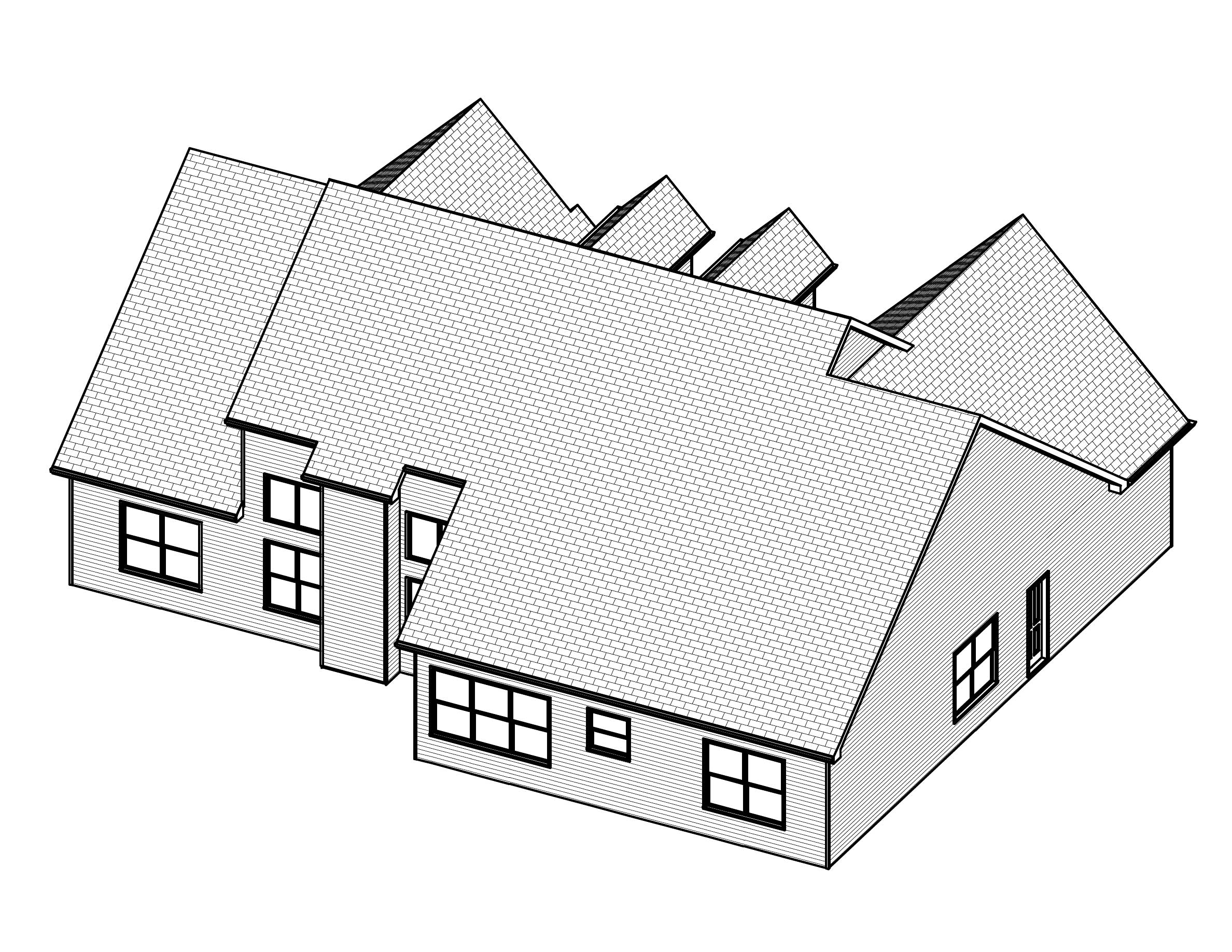 3D Floor Plan of this 3-Bedroom, 2002 Sq Ft Plan - 148-1012