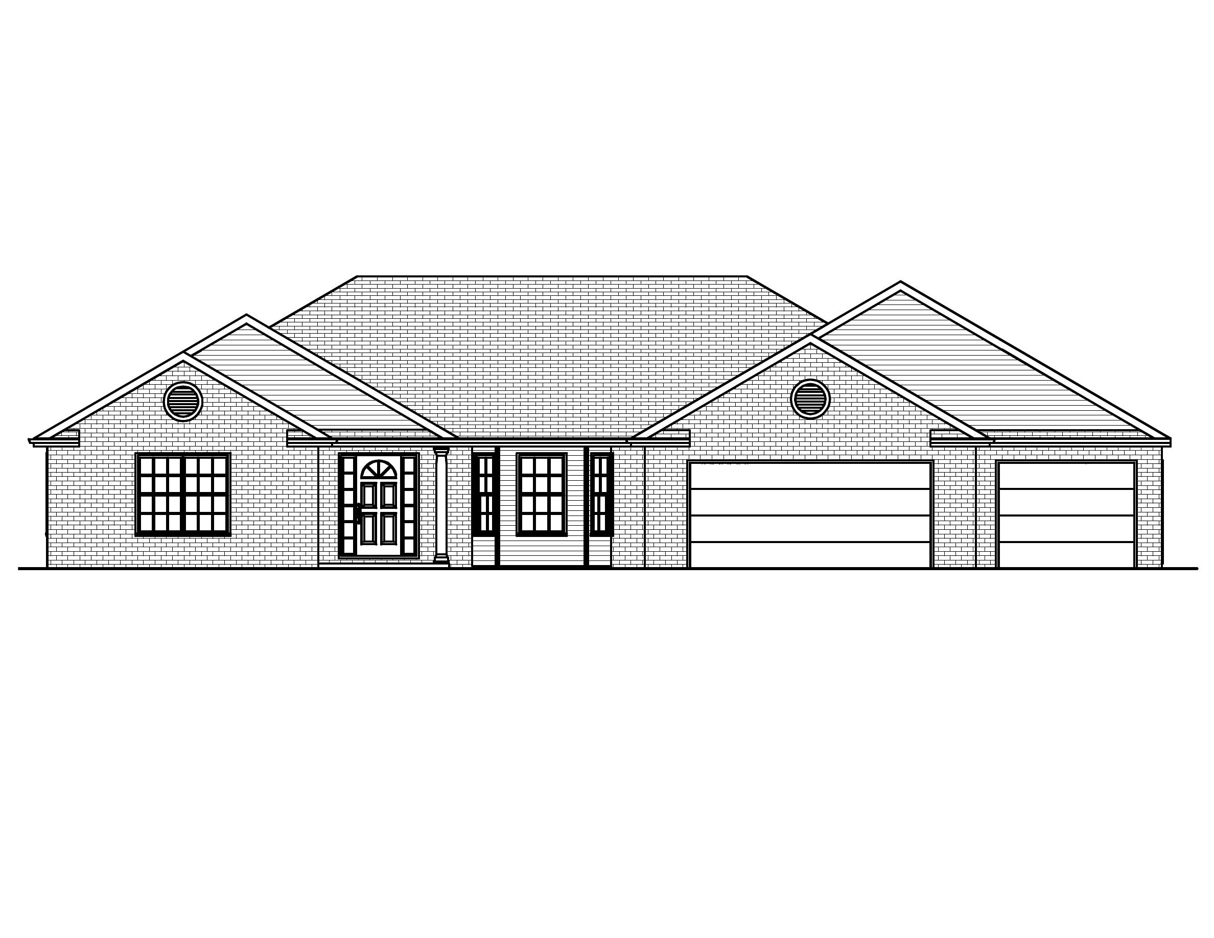Home Plan Front Elevation of this 4-Bedroom,2360 Sq Ft Plan -148-1013
