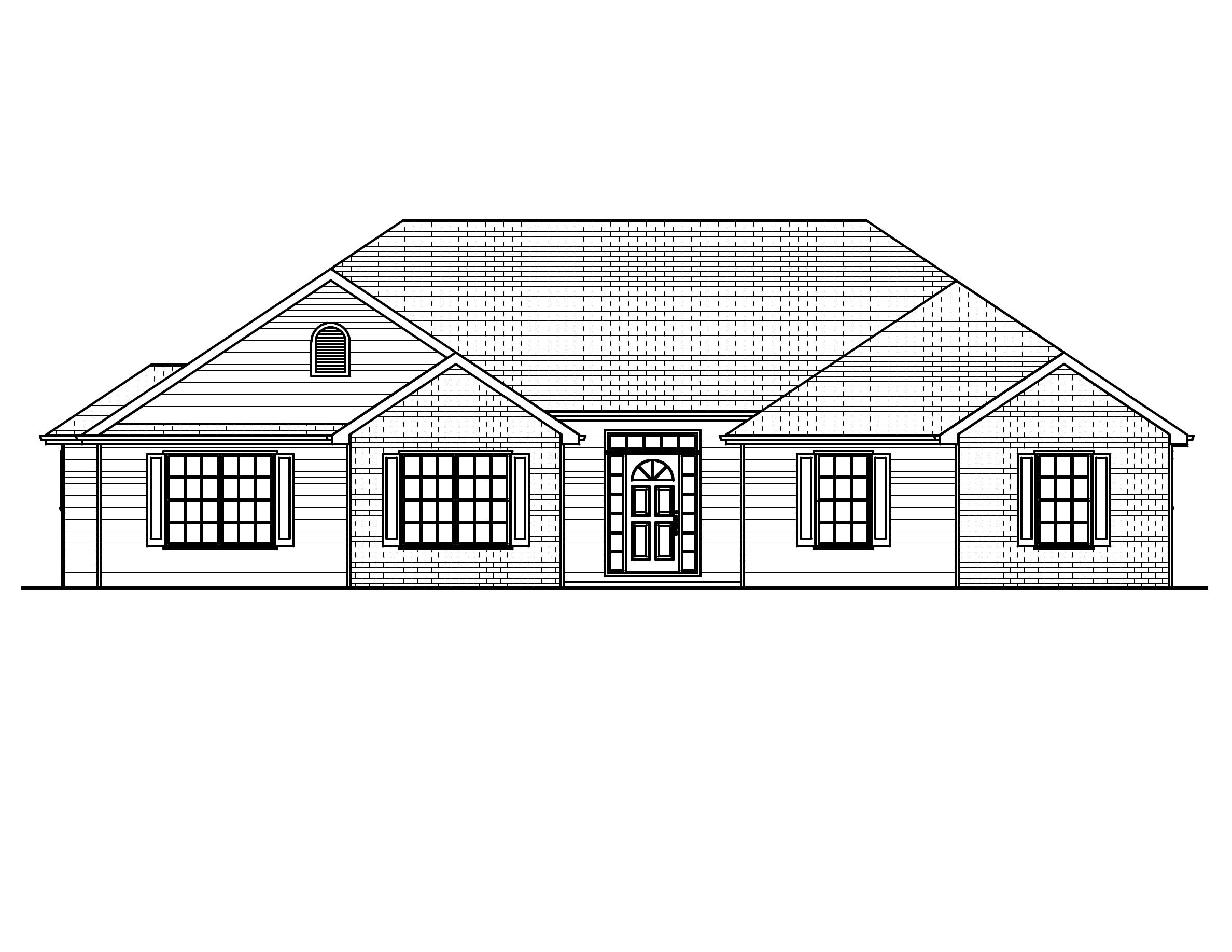 Home Plan Front Elevation of this 3-Bedroom,1762 Sq Ft Plan -148-1032