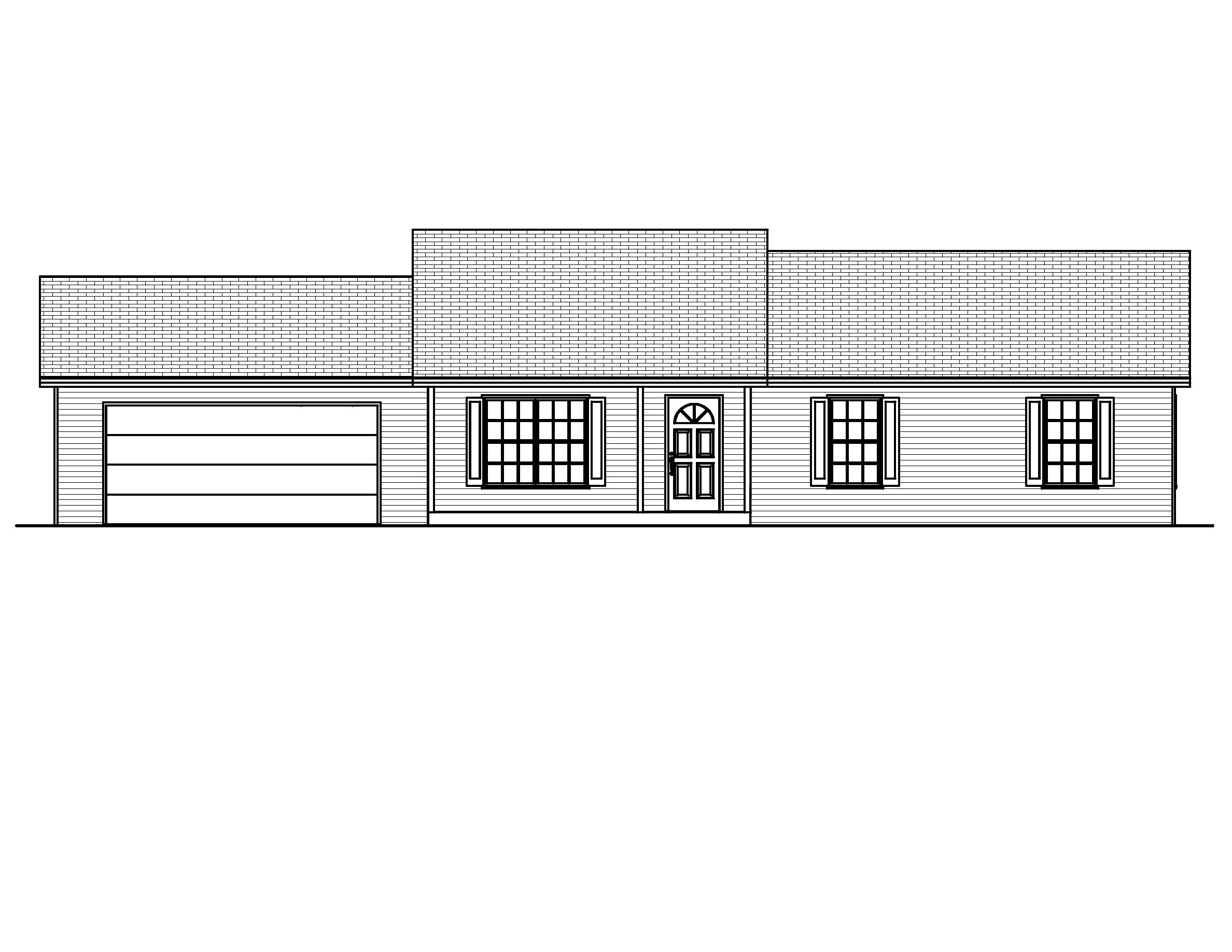 Home Plan Front Elevation of this 3-Bedroom,1232 Sq Ft Plan -148-1038