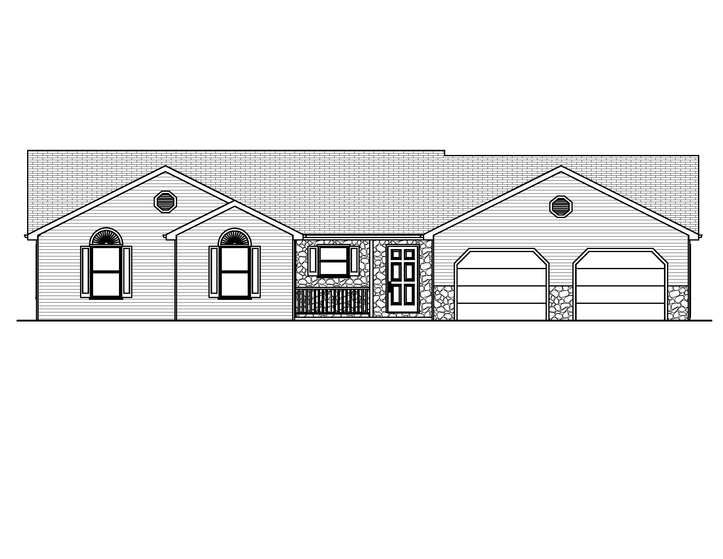 Home Plan Front Elevation of this 3-Bedroom,1844 Sq Ft Plan -148-1047