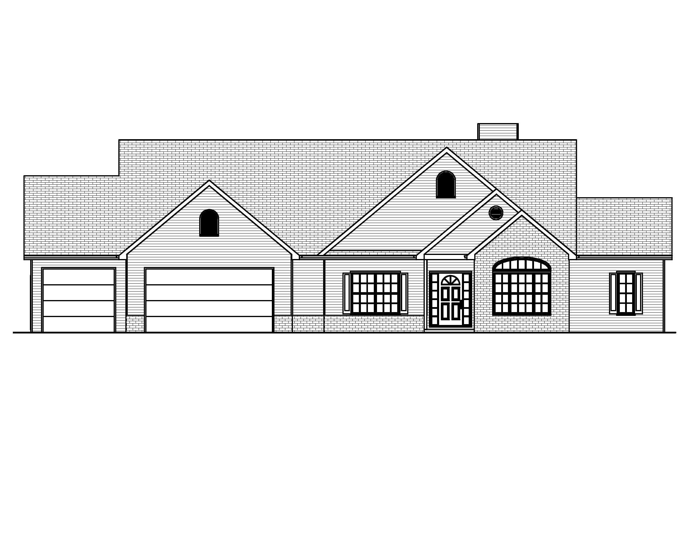 Home Plan Front Elevation of this 3-Bedroom,1862 Sq Ft Plan -148-1049