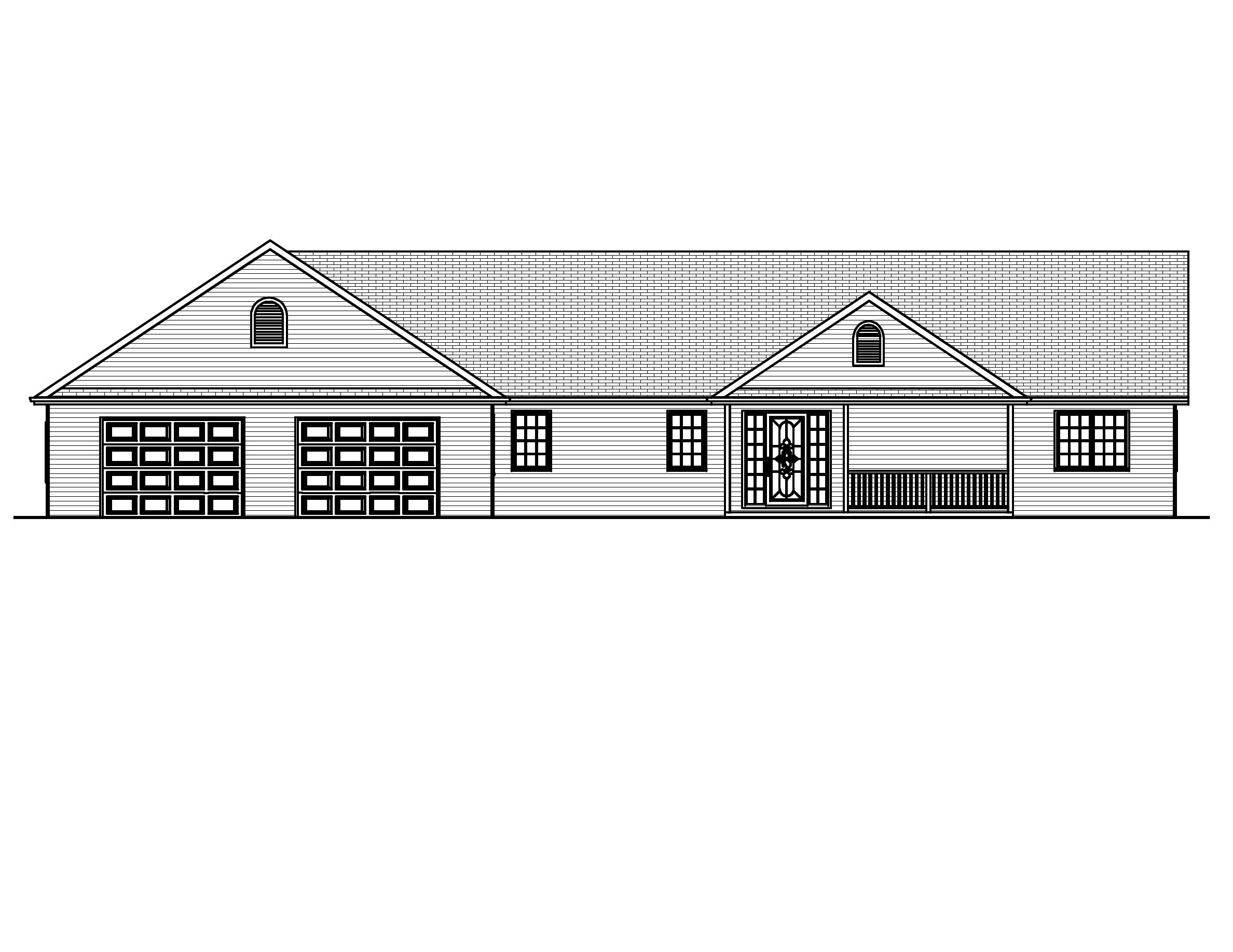 Home Plan Front Elevation of this 3-Bedroom,2322 Sq Ft Plan -148-1059