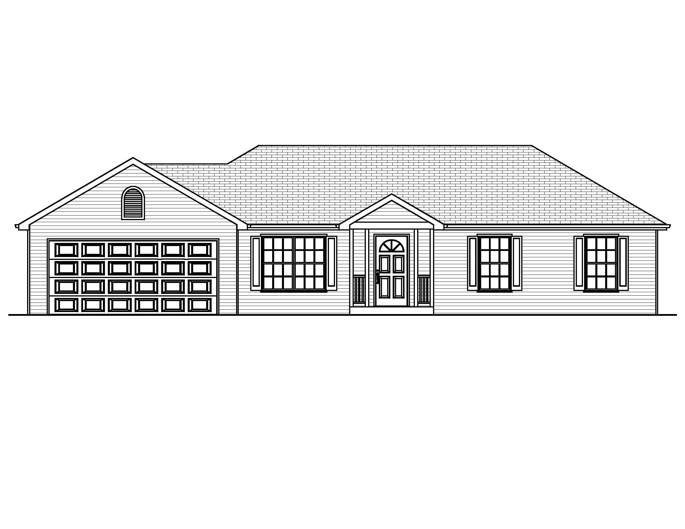 Home Plan Front Elevation of this 3-Bedroom,1030 Sq Ft Plan -148-1061
