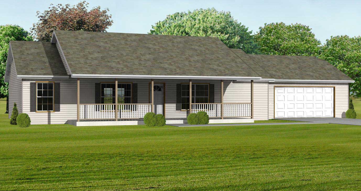 Ranch Home Plans - Home Design mas1023