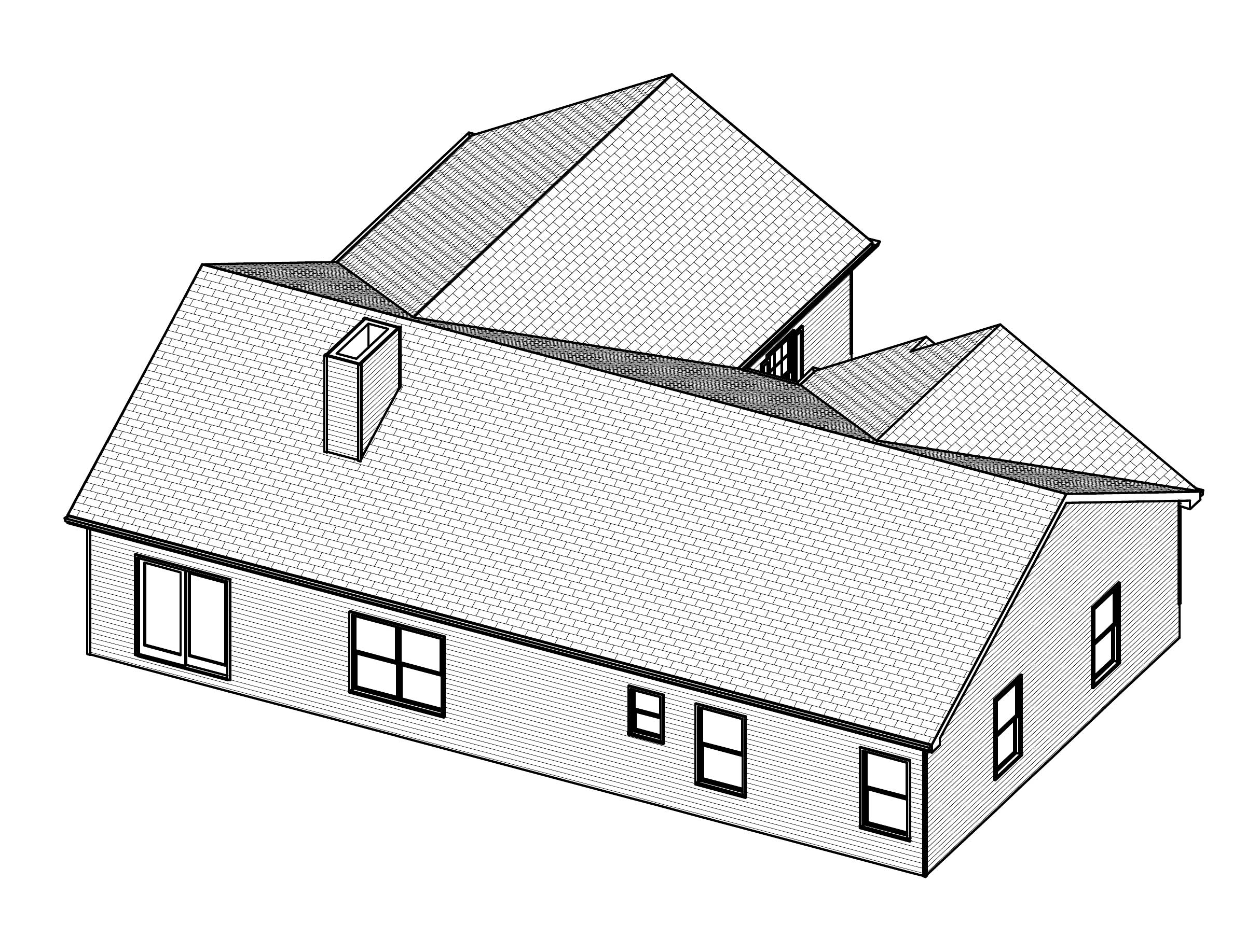 3D Floor Plan of this 3-Bedroom, 1620 Sq Ft Plan - 148-1065
