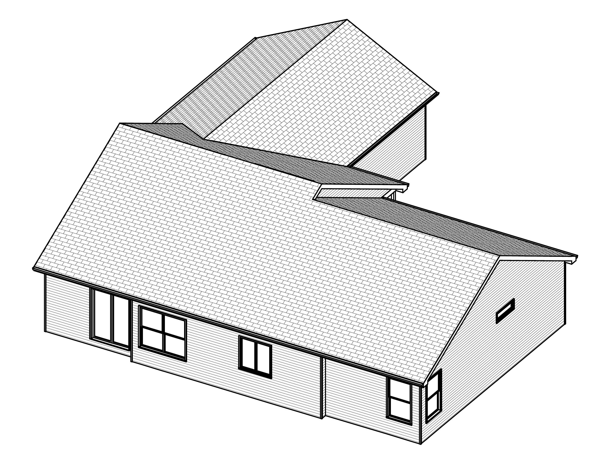 3D Floor Plan of this 3-Bedroom, 1620 Sq Ft Plan - 148-1072