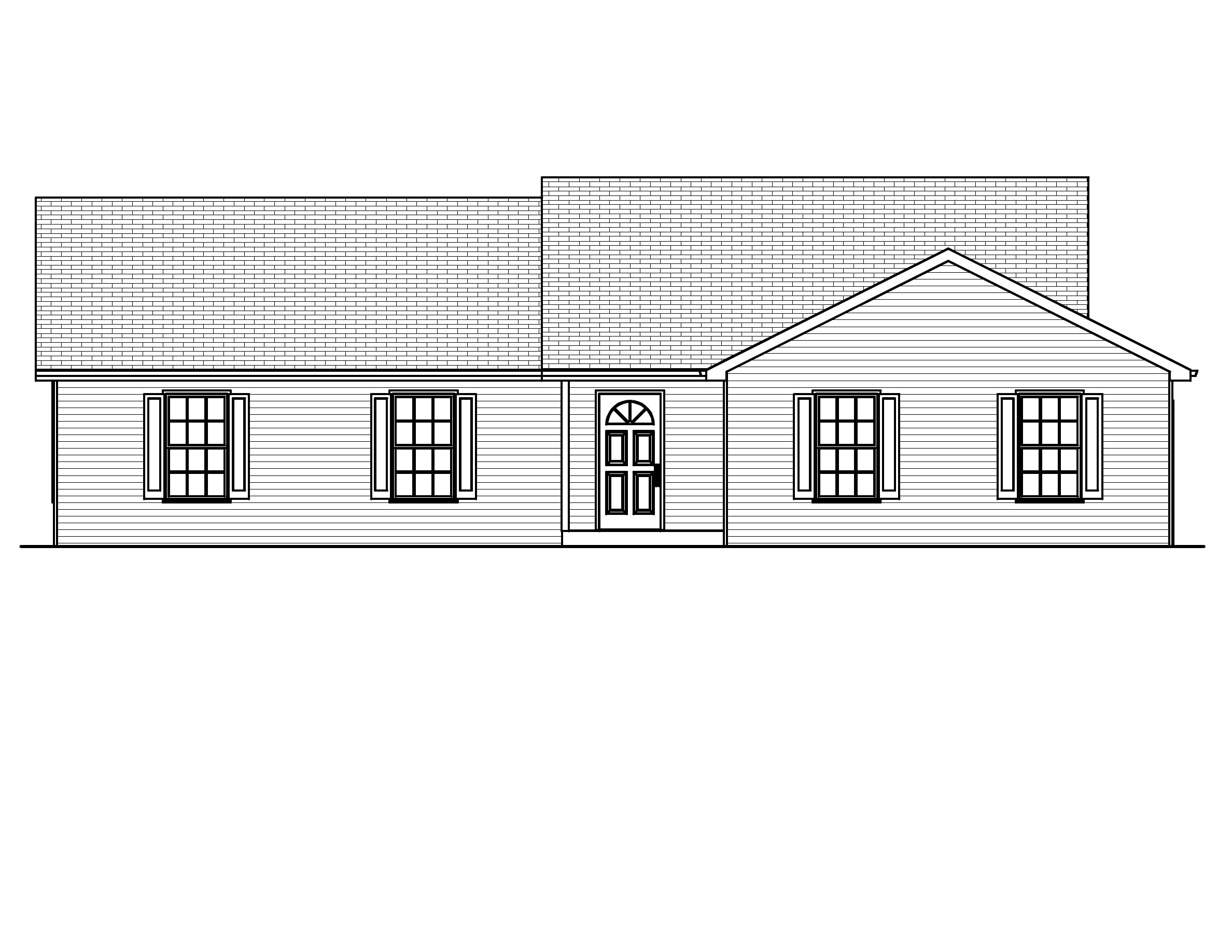 Home Plan Front Elevation of this 3-Bedroom,1620 Sq Ft Plan -148-1072