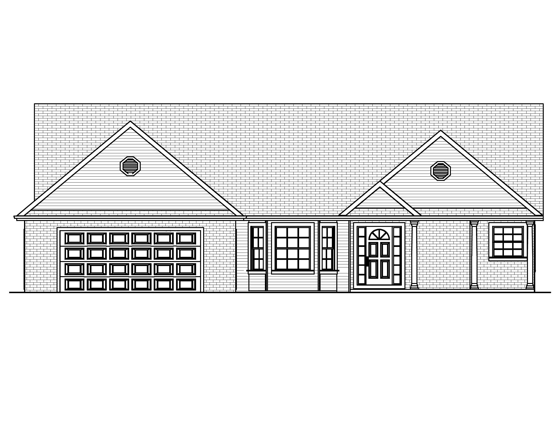 Home Plan Front Elevation of this 3-Bedroom,1830 Sq Ft Plan -148-1088