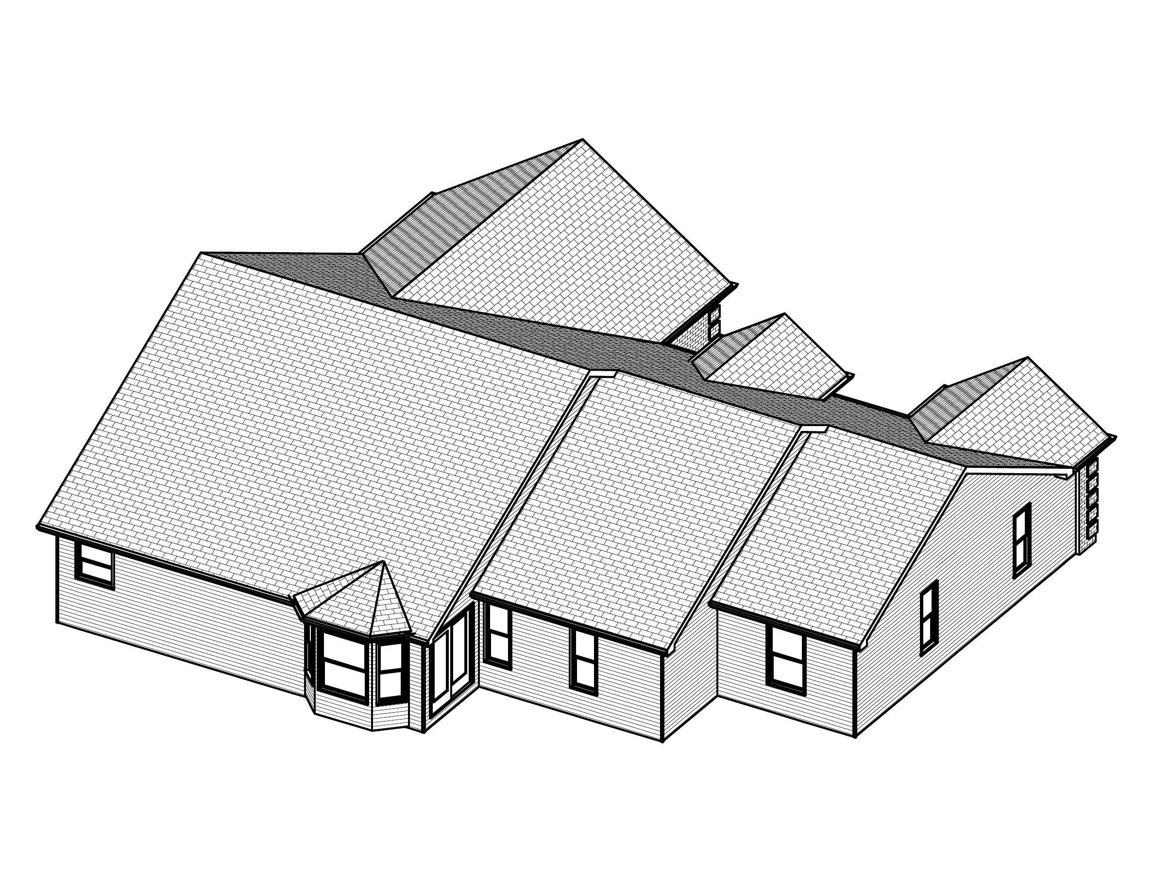 3D Floor Plan of this 3-Bedroom, 2078 Sq Ft Plan - 148-1093