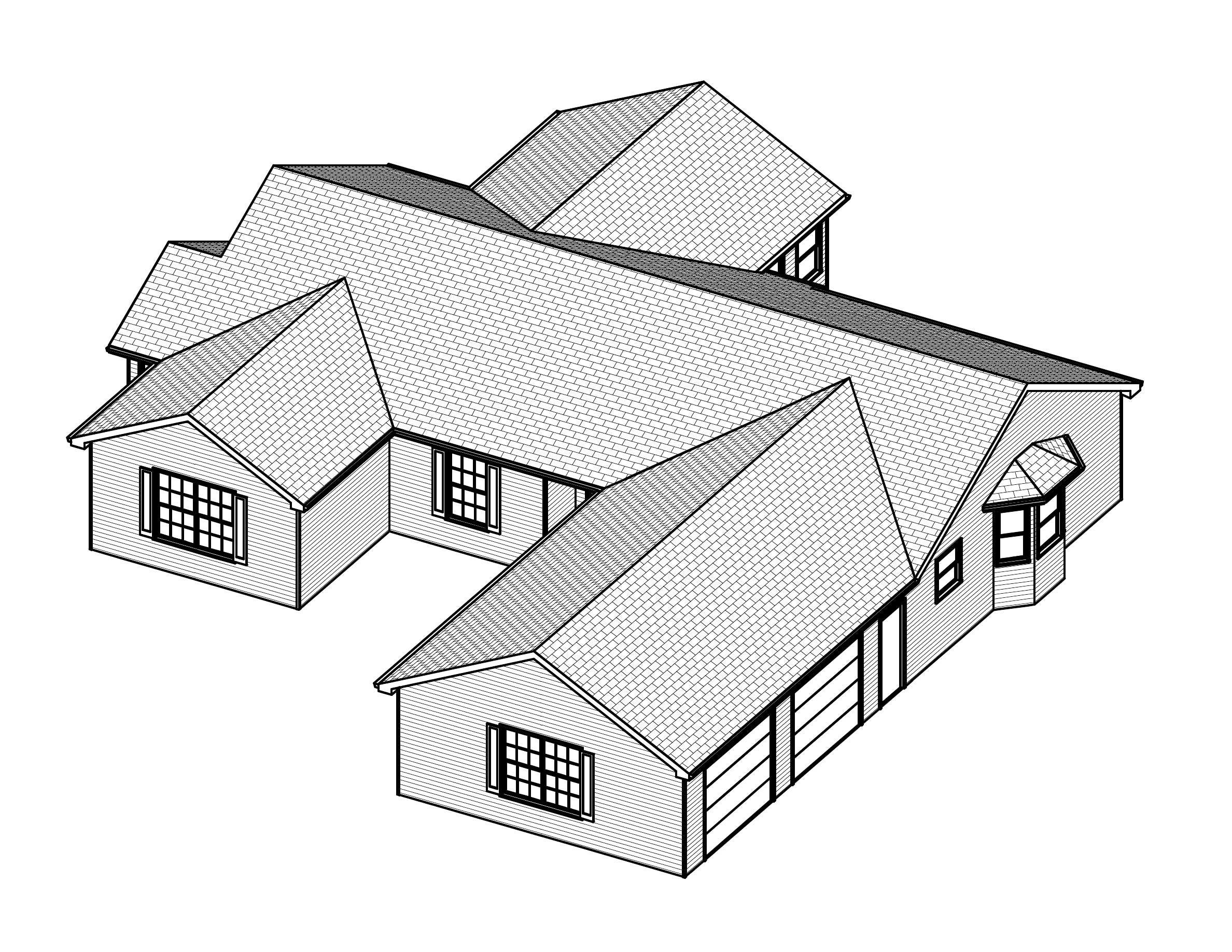3D Floor Plan of this 3-Bedroom, 1816 Sq Ft Plan - 148-1095