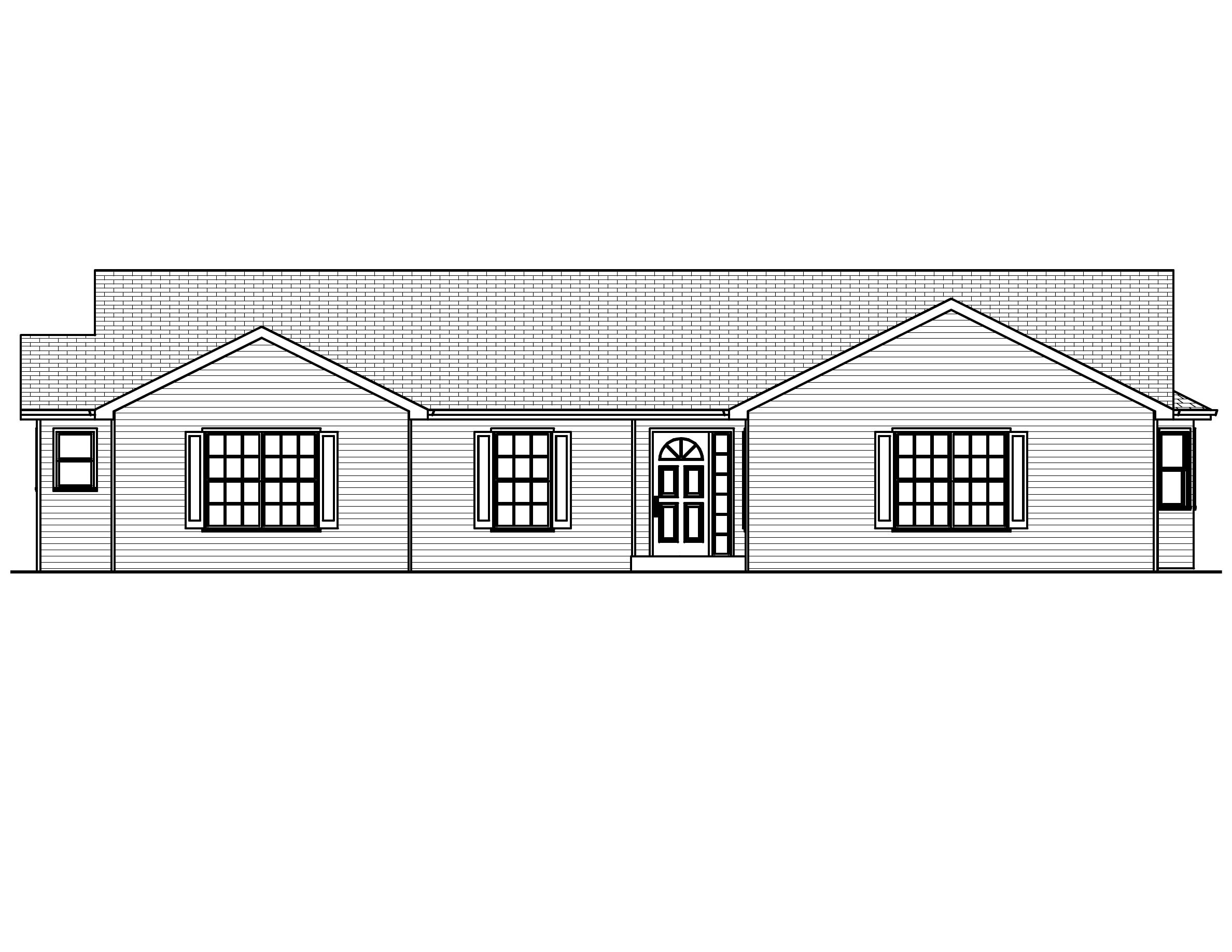 Home Plan Front Elevation of this 3-Bedroom,1816 Sq Ft Plan -148-1095