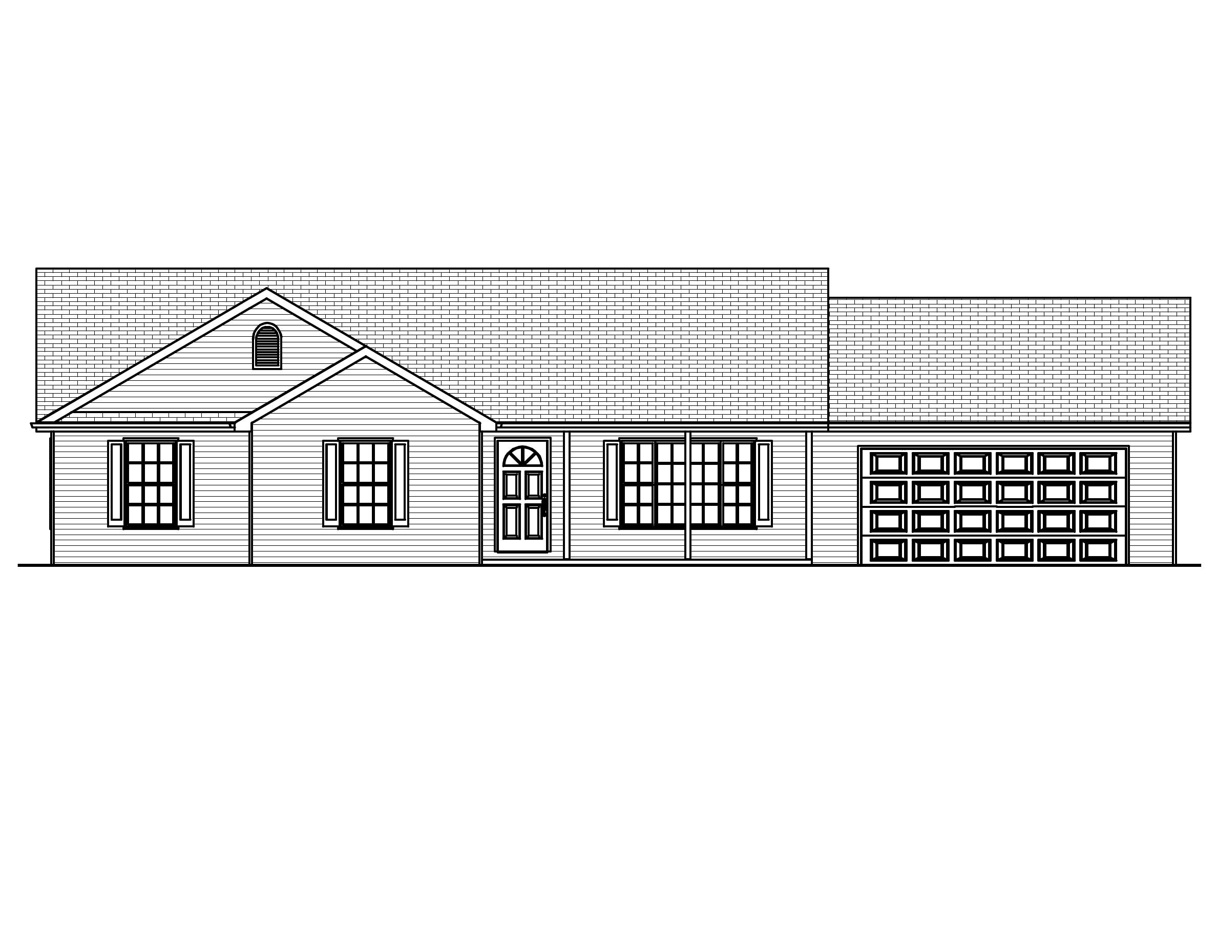 Home Plan Front Elevation of this 3-Bedroom,1326 Sq Ft Plan -148-1099