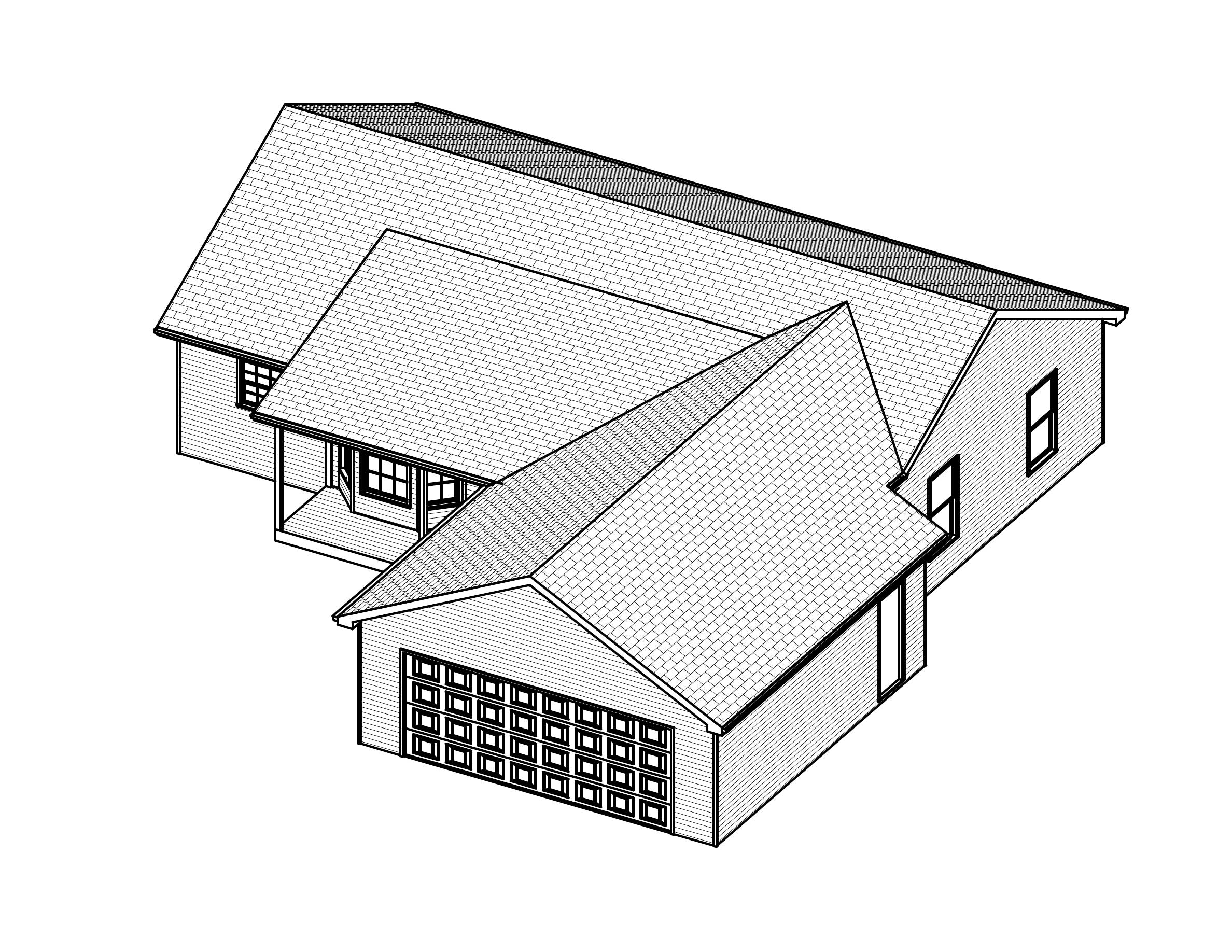 3D Floor Plan of this 3-Bedroom, 1302 Sq Ft Plan - 148-1102