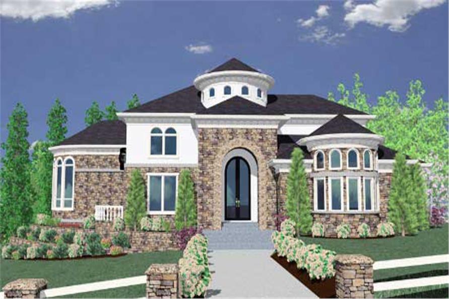 Luxury House Plans - Home Design M-6166