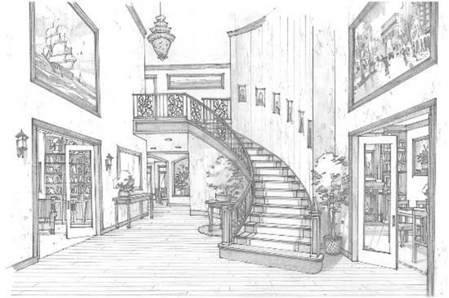In-Law Suite Home Plan - 6 Bedrms, 6.5 Baths - 8817 Sq Ft - #149-1223