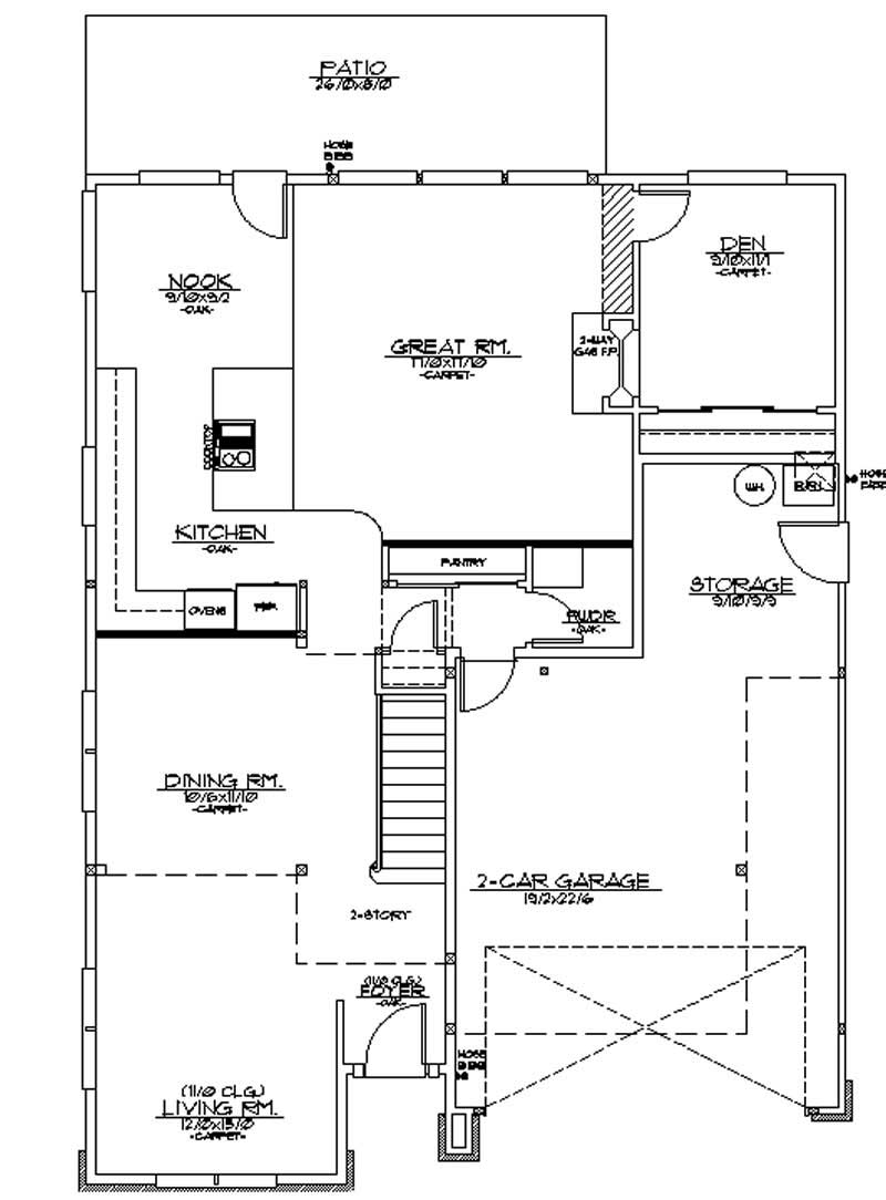 Craftsman House Plans - Home Design M-2588 # 2606