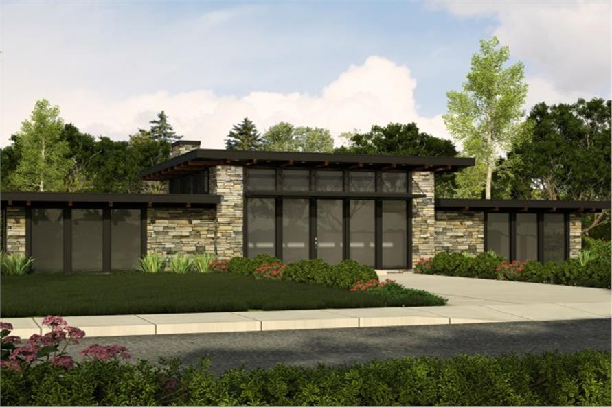 Small Modern  Home  Plan  2 Bedrms 2 Baths 1439 Sq Ft 