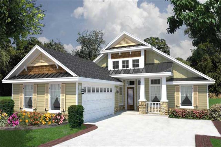 Great curb appeal- House Plan #150-1008