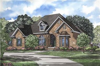 3-Bedroom, 2444 Sq Ft House Plan - 153-1004 - Front Exterior