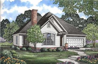 3-Bedroom, 1654 Sq Ft Small House Plans - 153-1009 - Main Exterior