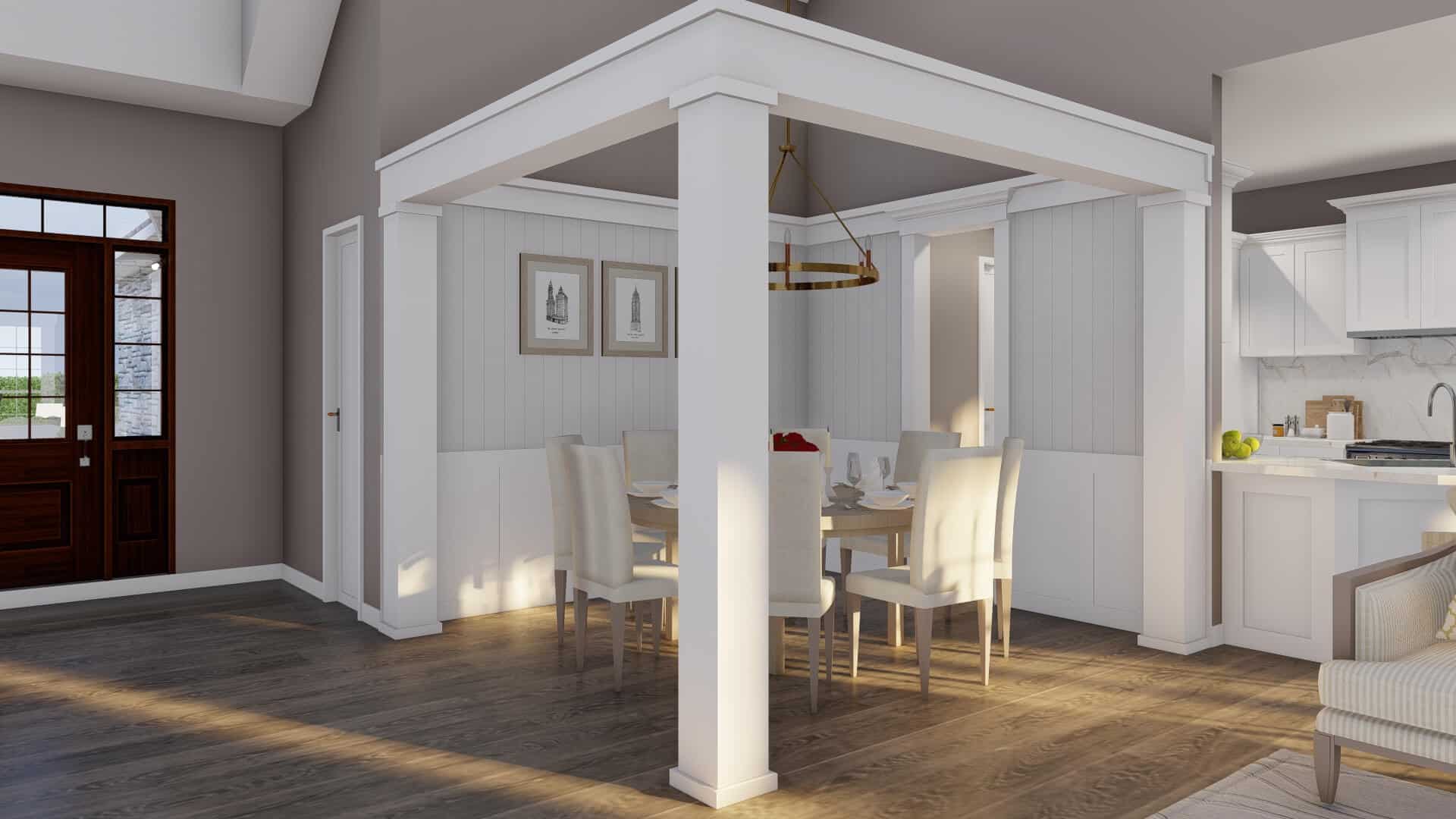 Dining Room of this 3-Bedroom,1588 Sq Ft Plan -153-1040