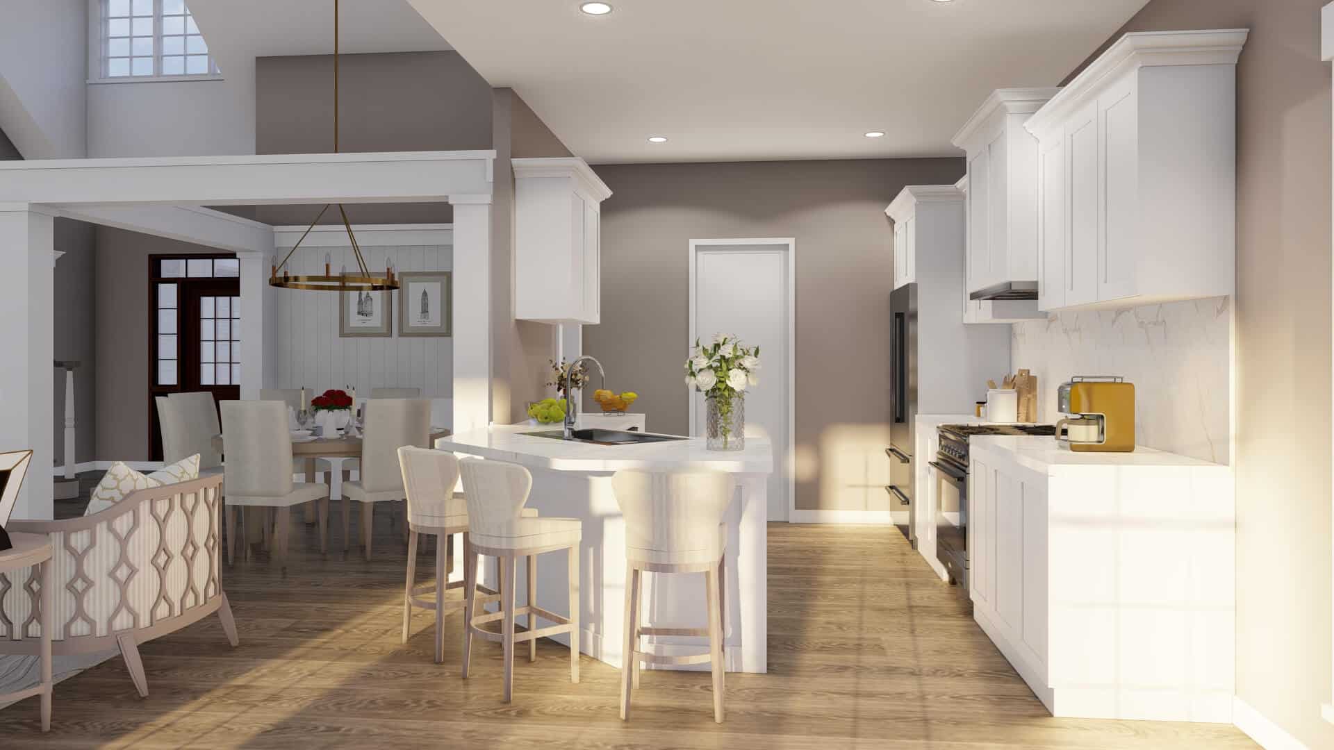 Dining Room of this 3-Bedroom,1588 Sq Ft Plan -153-1040