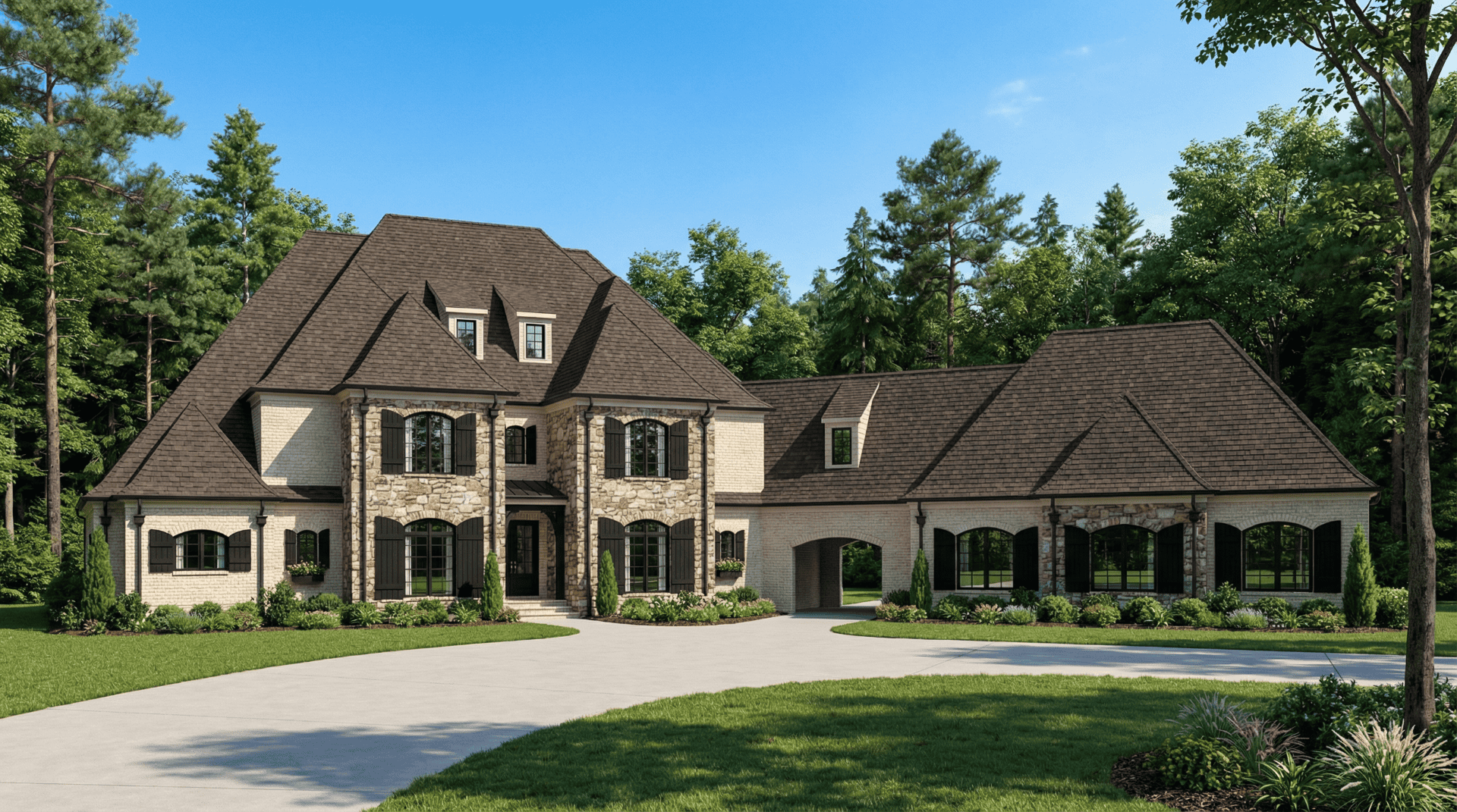 European home (ThePlanCollection: Plan #153-1054)