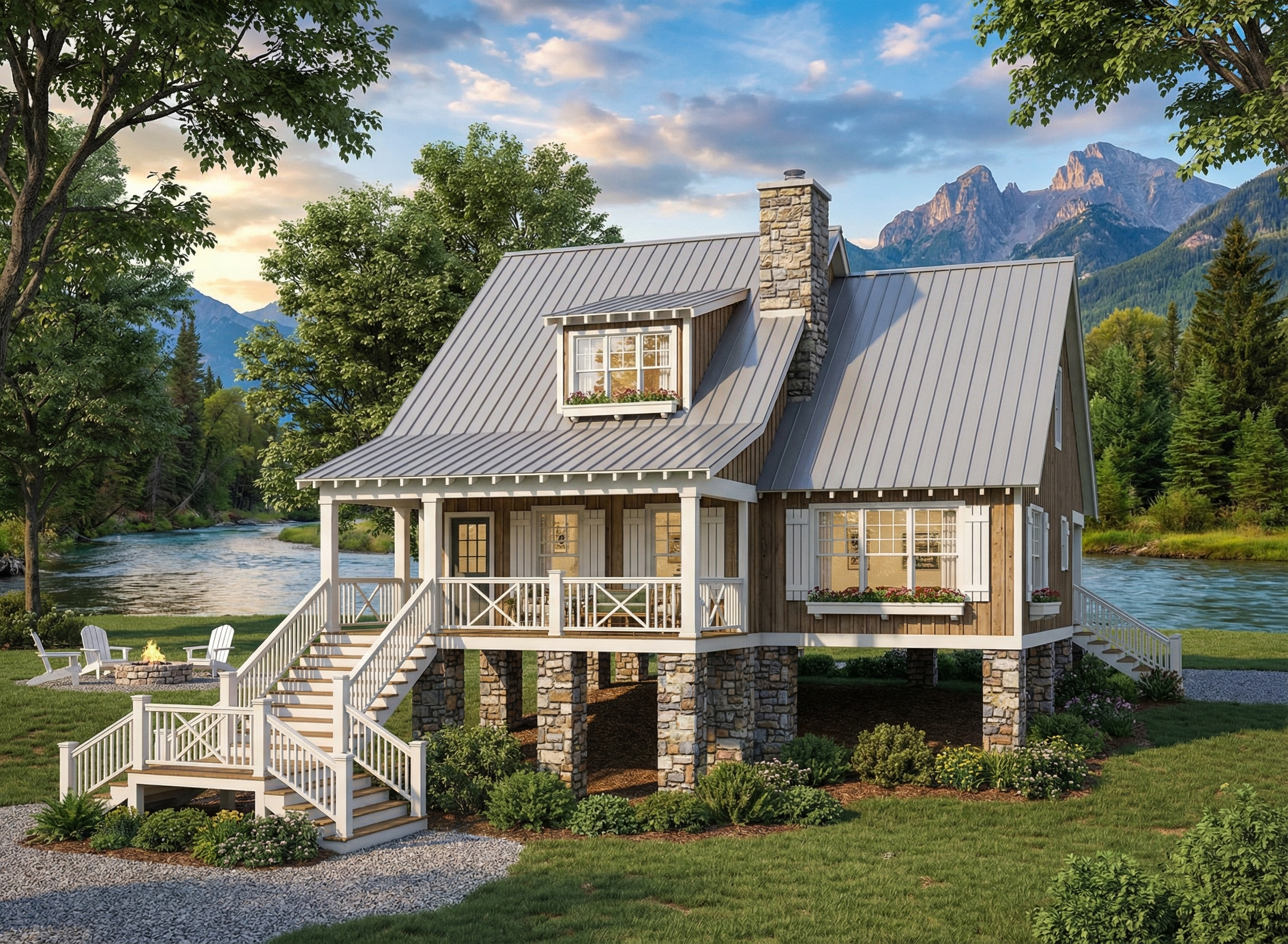 Front View of this 2-Bedroom,1542 Sq Ft Plan -153-1067