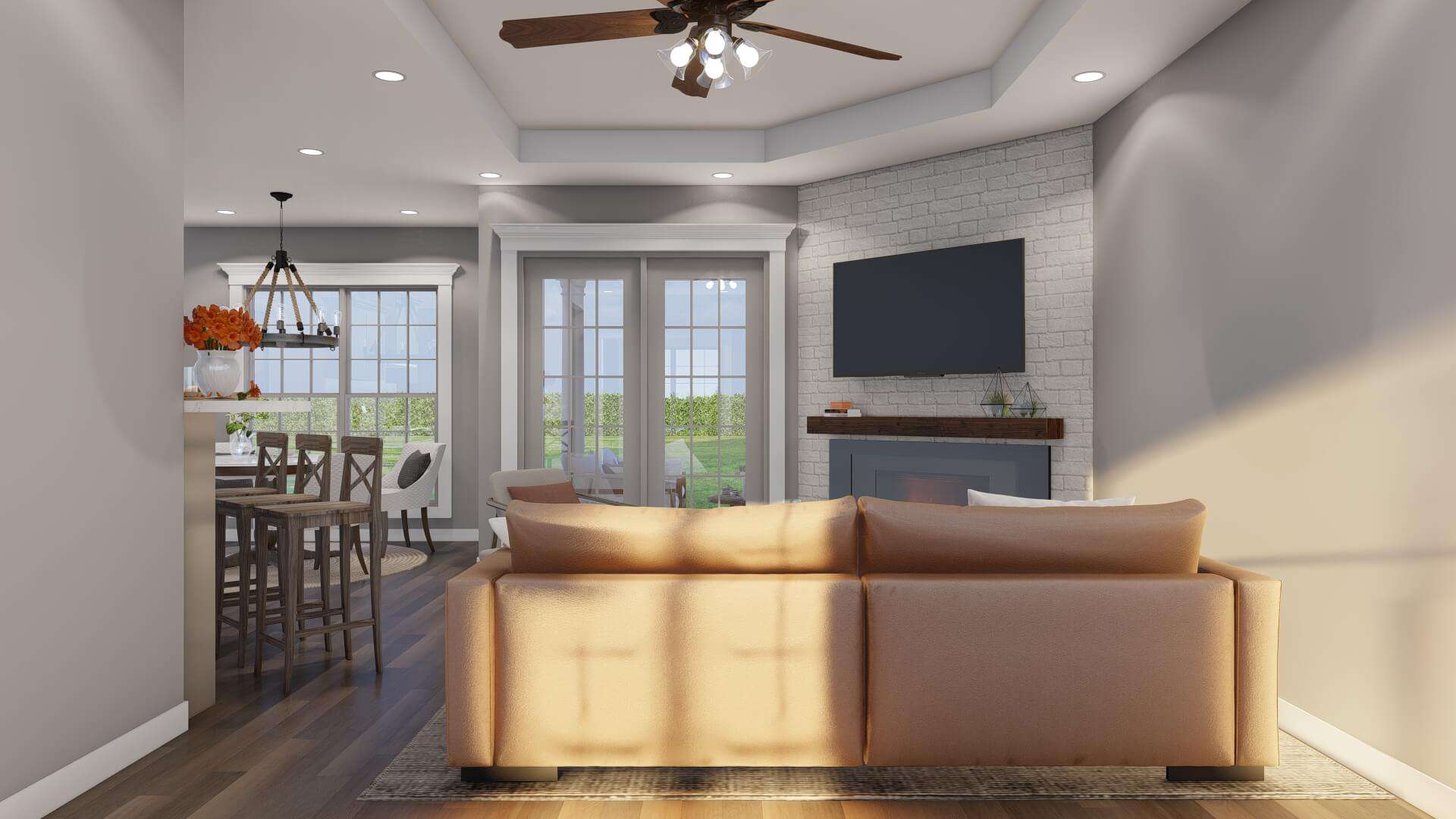 Great Room of this 3-Bedroom,1591 Sq Ft Plan -153-1076