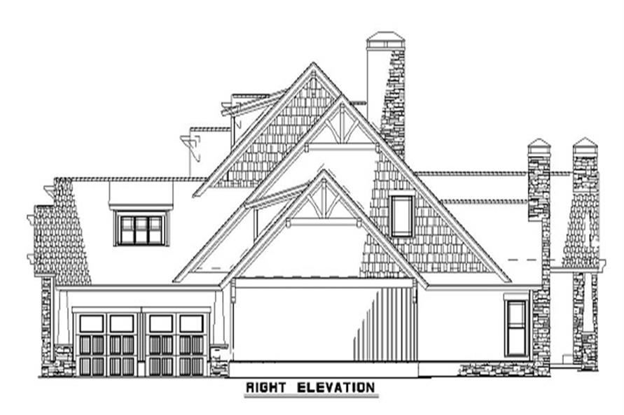 Craftsman Home  Plan  4 Bedrms 3 Baths 3843 Sq  Ft  