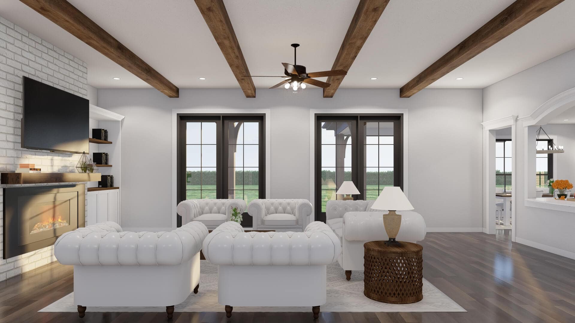 Great Room of this 4-Bedroom,4810 Sq Ft Plan -153-1130