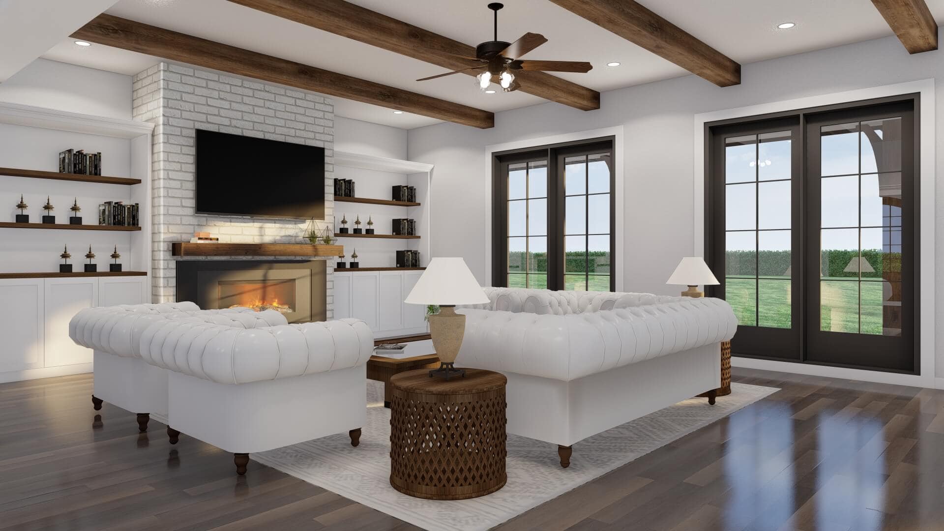 Great Room of this 4-Bedroom,4810 Sq Ft Plan -153-1130