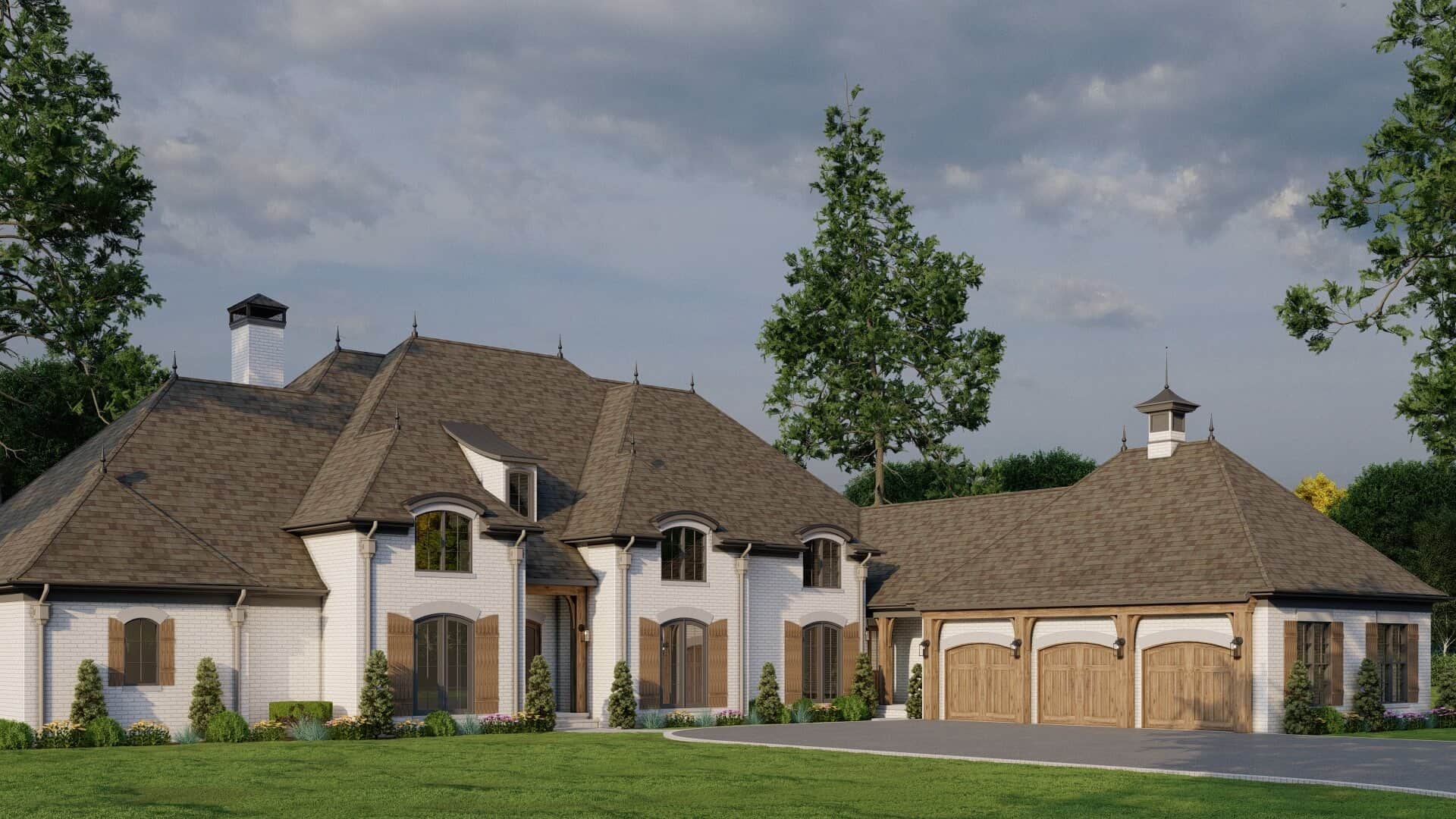 Left Side View of this 4-Bedroom,4810 Sq Ft Plan -153-1130