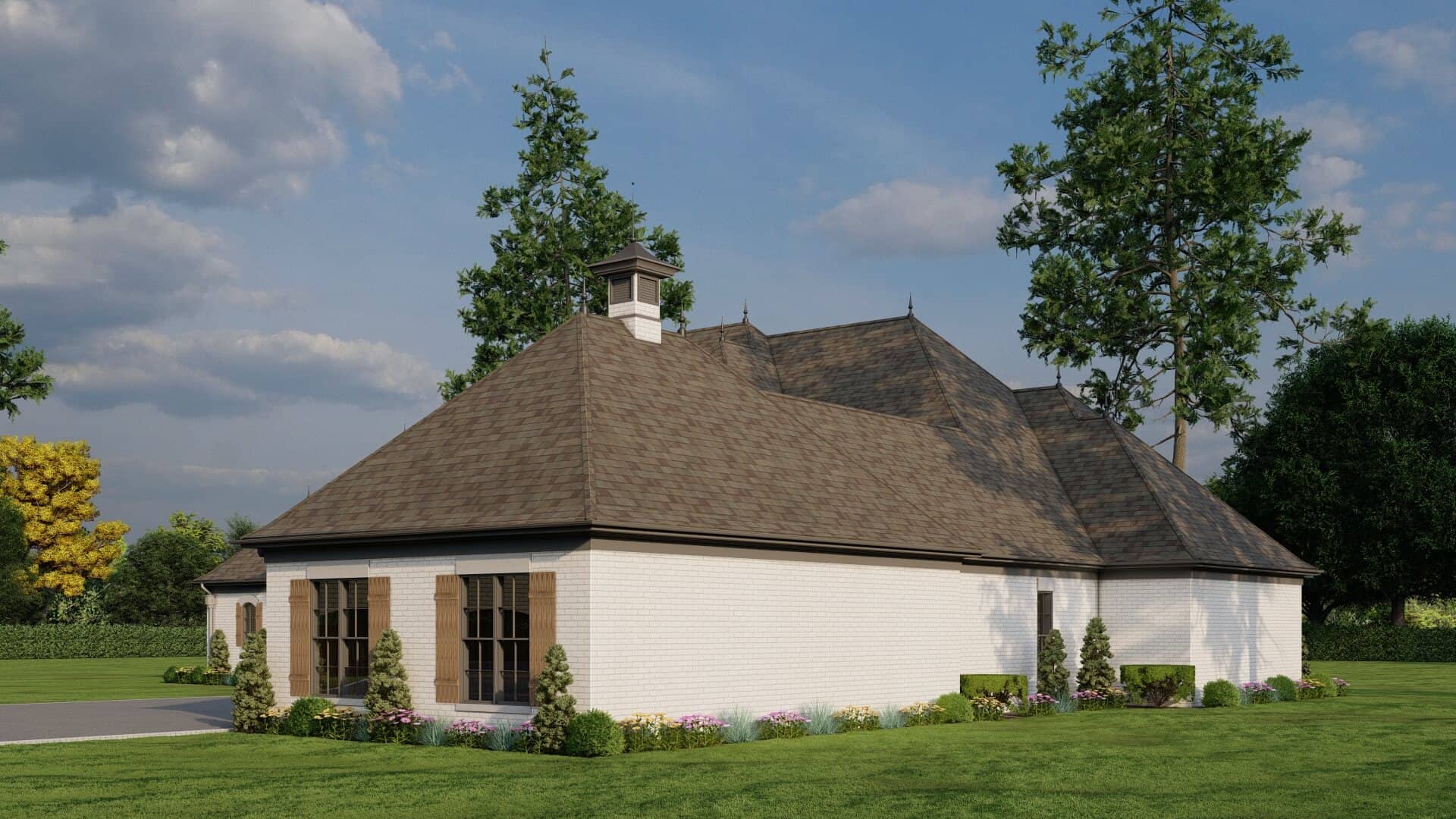 Right Side View of this 4-Bedroom,4810 Sq Ft Plan -153-1130