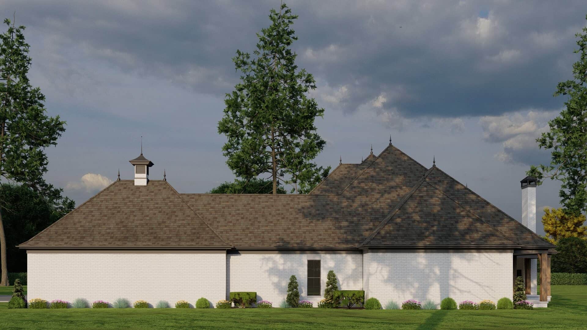 Right Side View of this 4-Bedroom,4810 Sq Ft Plan -153-1130