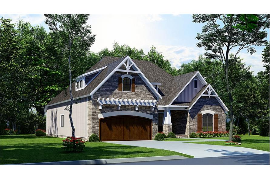 Left View of this 4-Bedroom,2083 Sq Ft Plan -153-1142