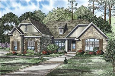 4-Bedroom, 2089 Sq Ft Cape Cod House Plan - 153-1165 - Front Exterior