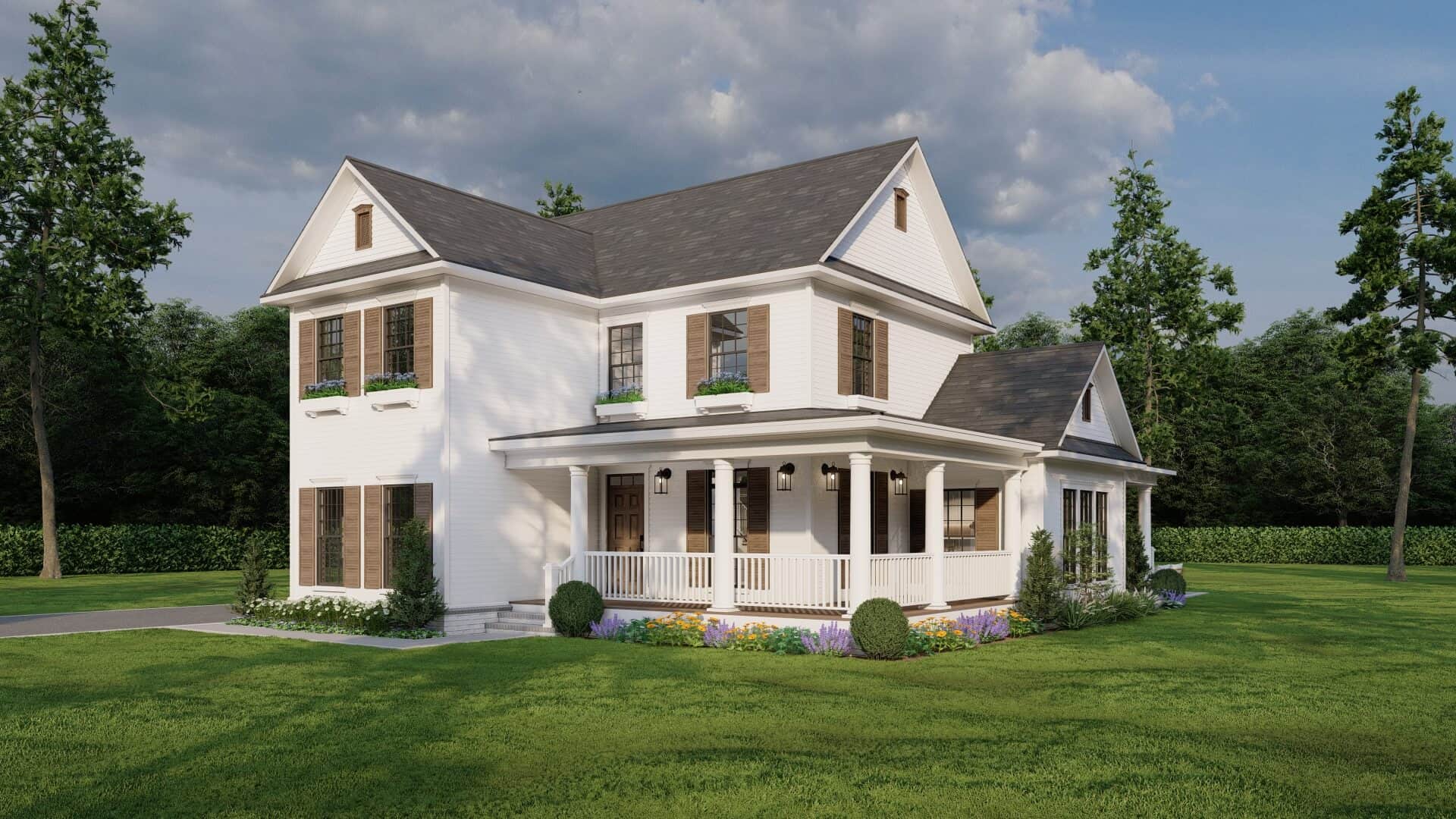 Right Side View of this 4-Bedroom,2260 Sq Ft Plan -153-1168