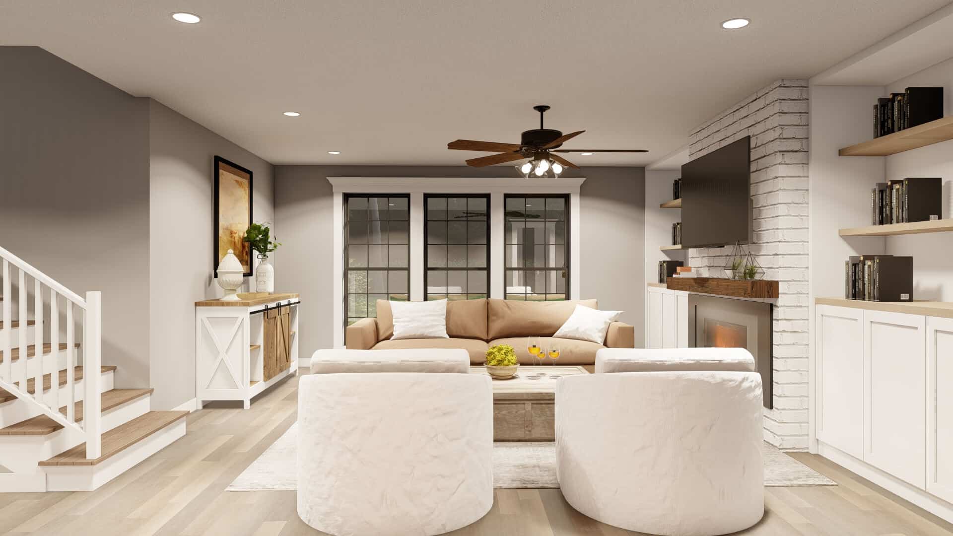 Great Room of this 4-Bedroom,2260 Sq Ft Plan -153-1168