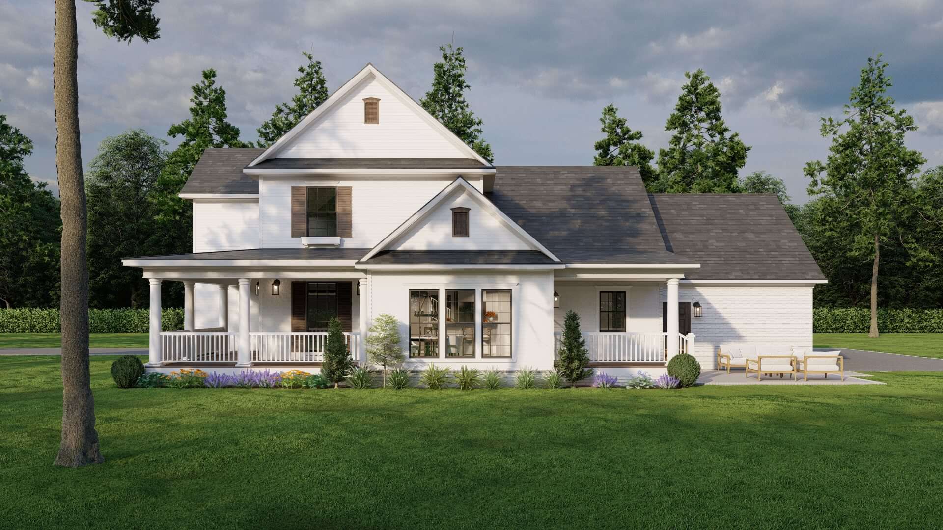 Right Side View of this 4-Bedroom,2260 Sq Ft Plan -153-1168