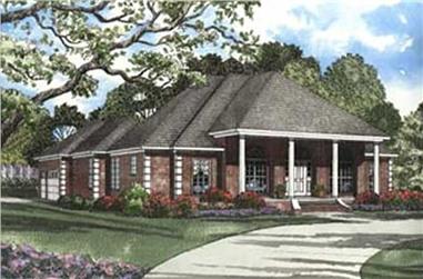 4-Bedroom, 2555 Sq Ft French Home Plan - 153-1179 - Main Exterior