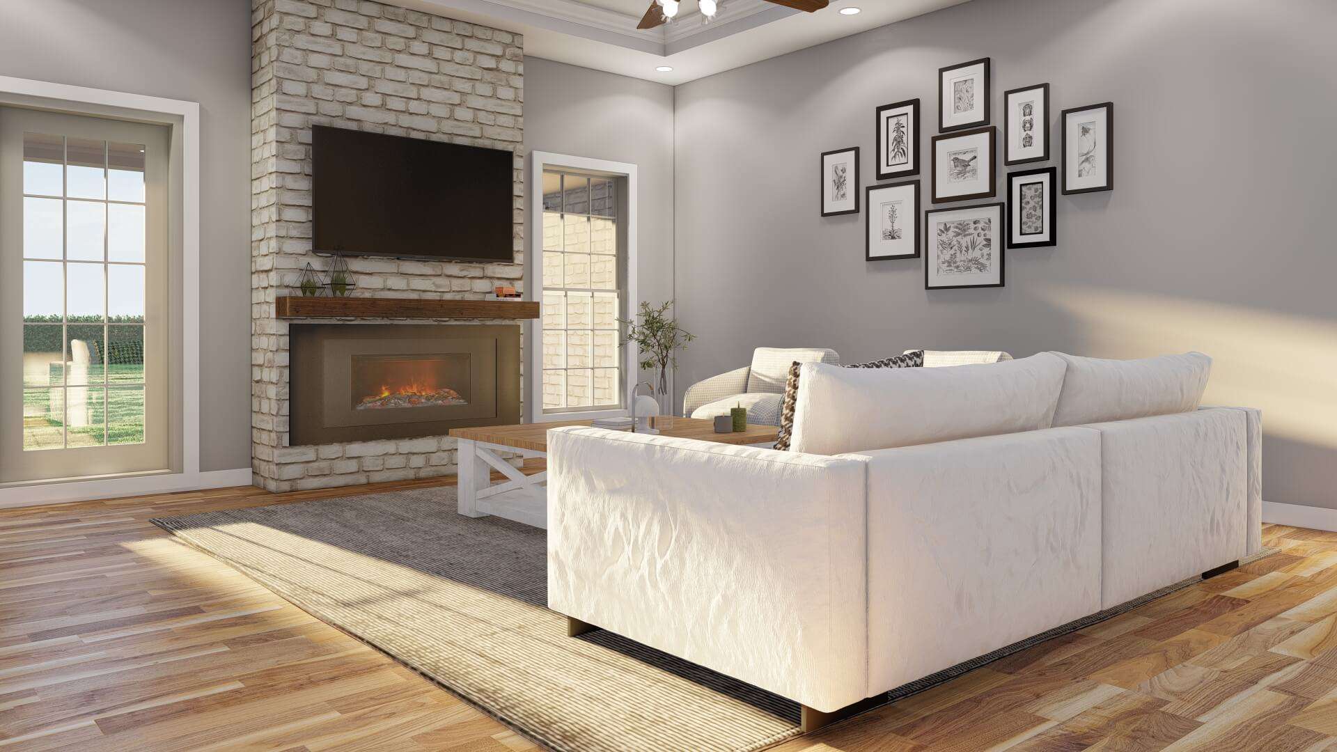 Great Room of this 4-Bedroom,1832 Sq Ft Plan -153-1191