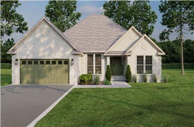 4-Bedroom, 1832 Sq Ft Transitional Home Plan - 153-1191 - Main Exterior