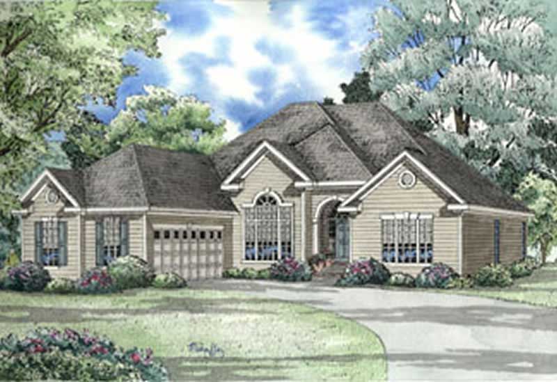 Front View of this 4-Bedroom, 2189 Sq Ft Plan - 153-1193