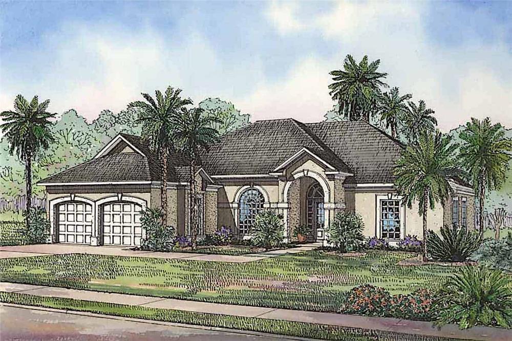 Ranch home (ThePlanCollection: Plan #153-1200)