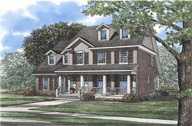 3-Bedroom, 2279 Sq Ft Southern Home Plan - 153-1207 - Main Exterior